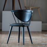 Oxbend Windsor Chair: Seat + Back Upholstered
