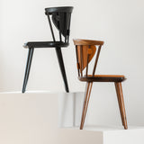 Oxbend Windsor Chair: Seat + Back Upholstered