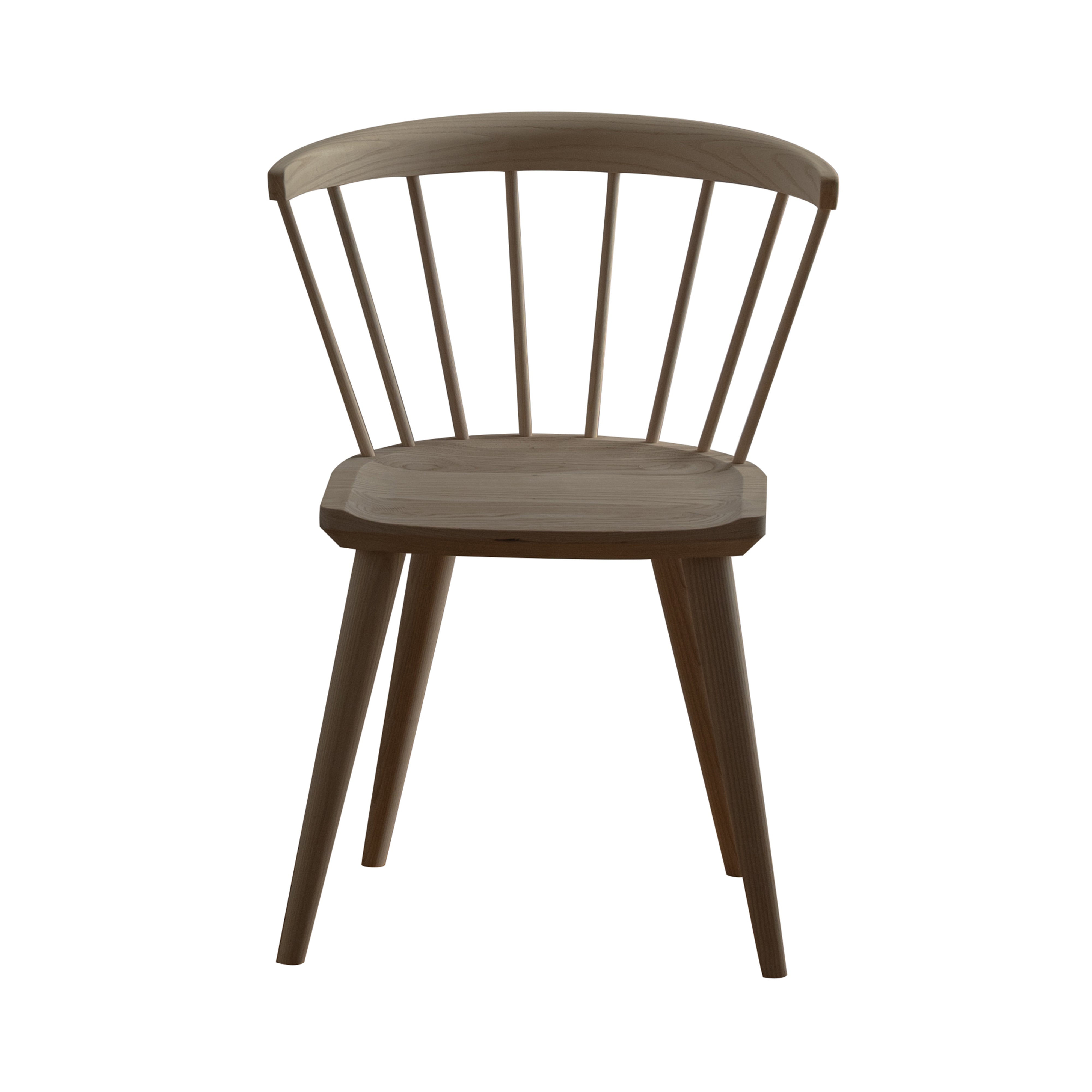 Oxbend Windsor Chair: White Ash
