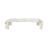 Doric Coffee Table: Rectangular + Electric Grey