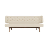 Radiohus 2 Seater Sofa: With Buttons + Walnut + Hallingdal 65 200