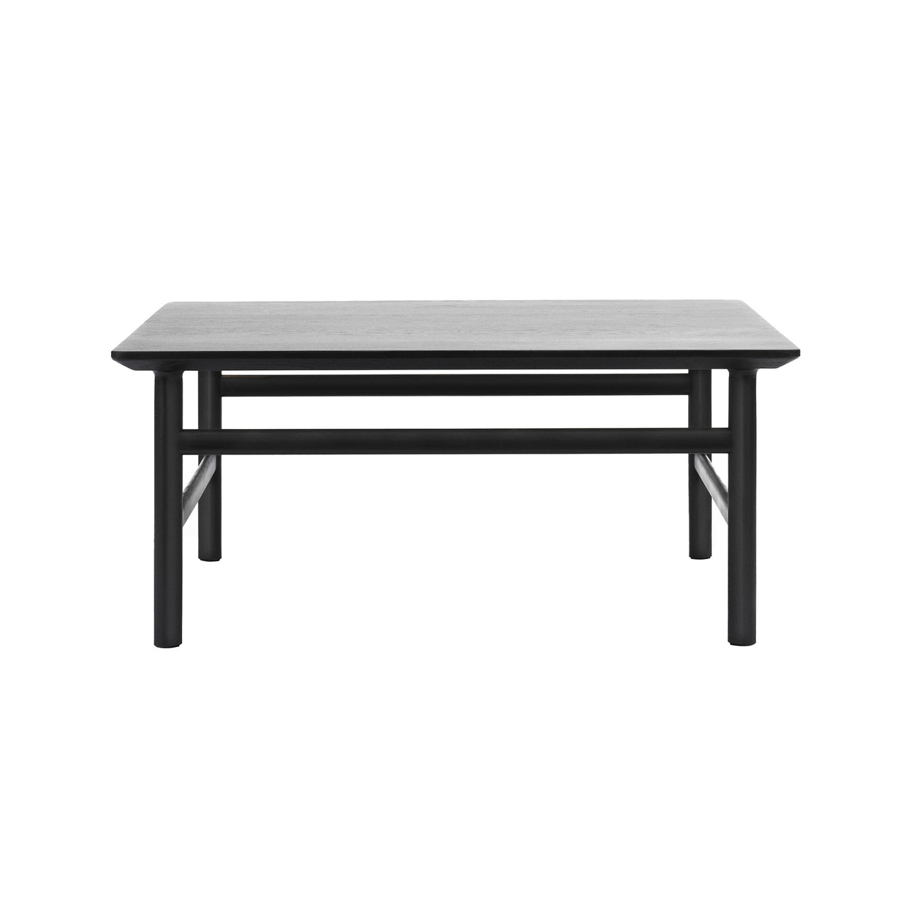 Grow Square Coffee Table: Black Oak