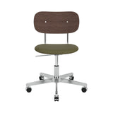 Co Task Chair with Castors: Seat Upholstered