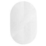Kyoto Rug: Oval + Off White