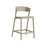 Cover Bar + Counter Stool: Counter + Dark Beige + With Footrest