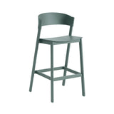 Cover Bar + Counter Stool: Bar + Green + With Footrest