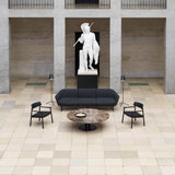 Sum Modular Sofa: Black Aluminum Base