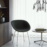 Mat Armchair: Steel Base + Fully Upholstered