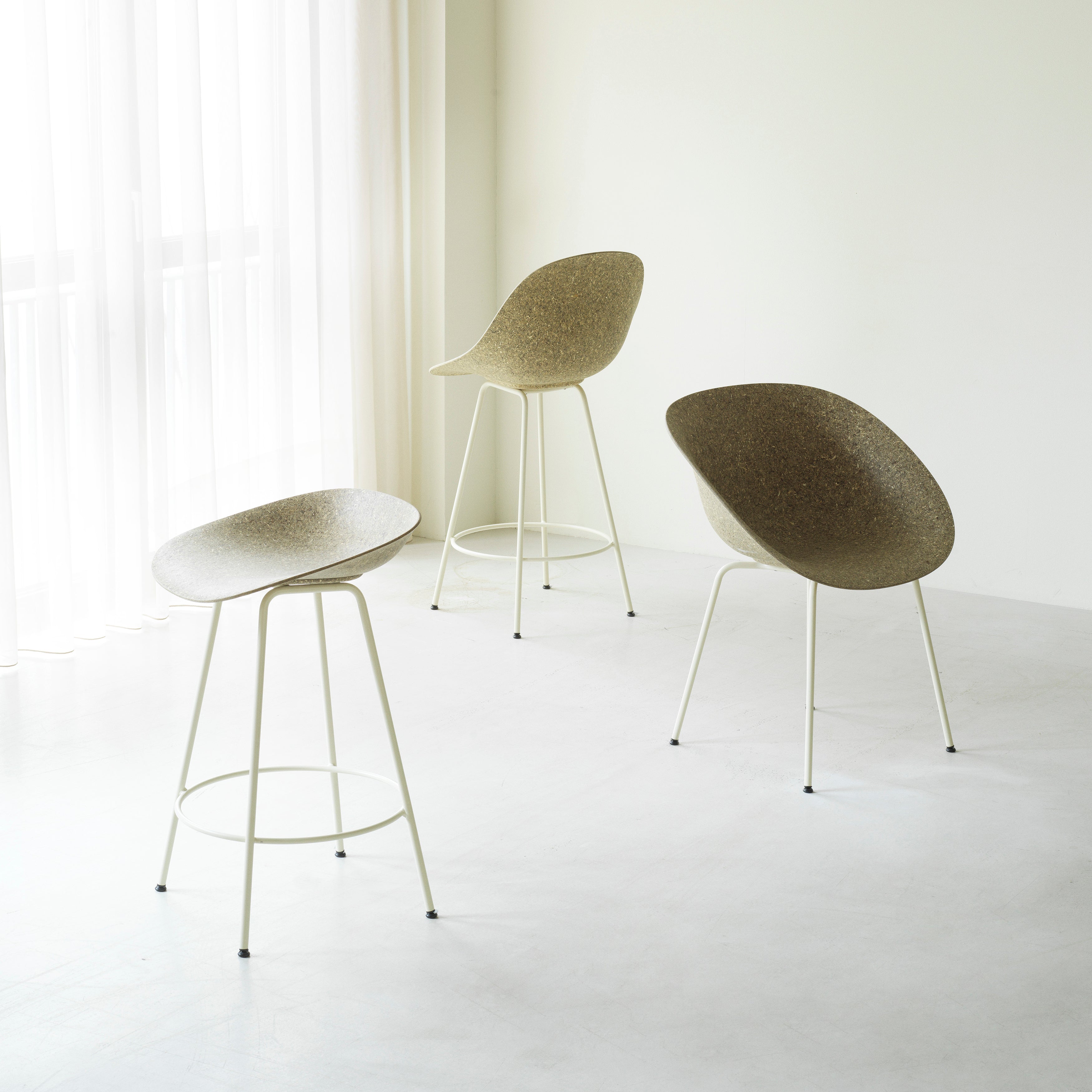 Mat Armchair: Steel