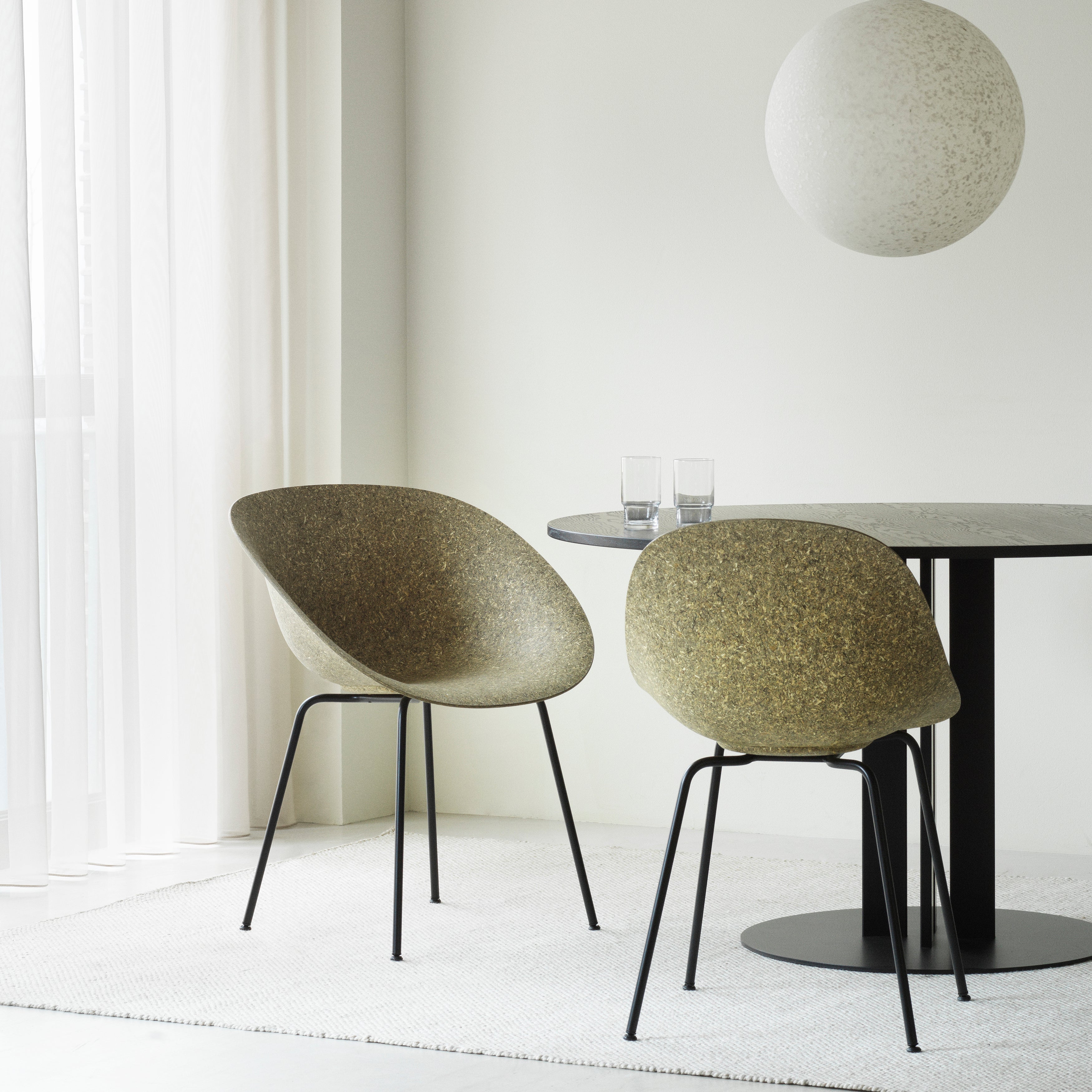 Mat Armchair: Steel