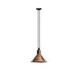 Les Acrobates N° 322 Pendant Lamp: Extra Large + Raw Copper + Conic
