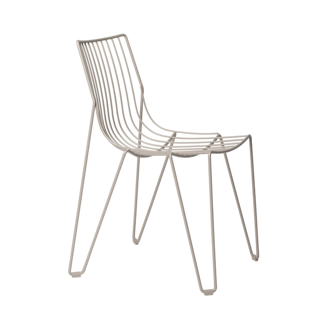 Tio Stacking Chair: Stone Grey