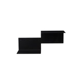 Repeat Wall Shelving: Right + Black Noir