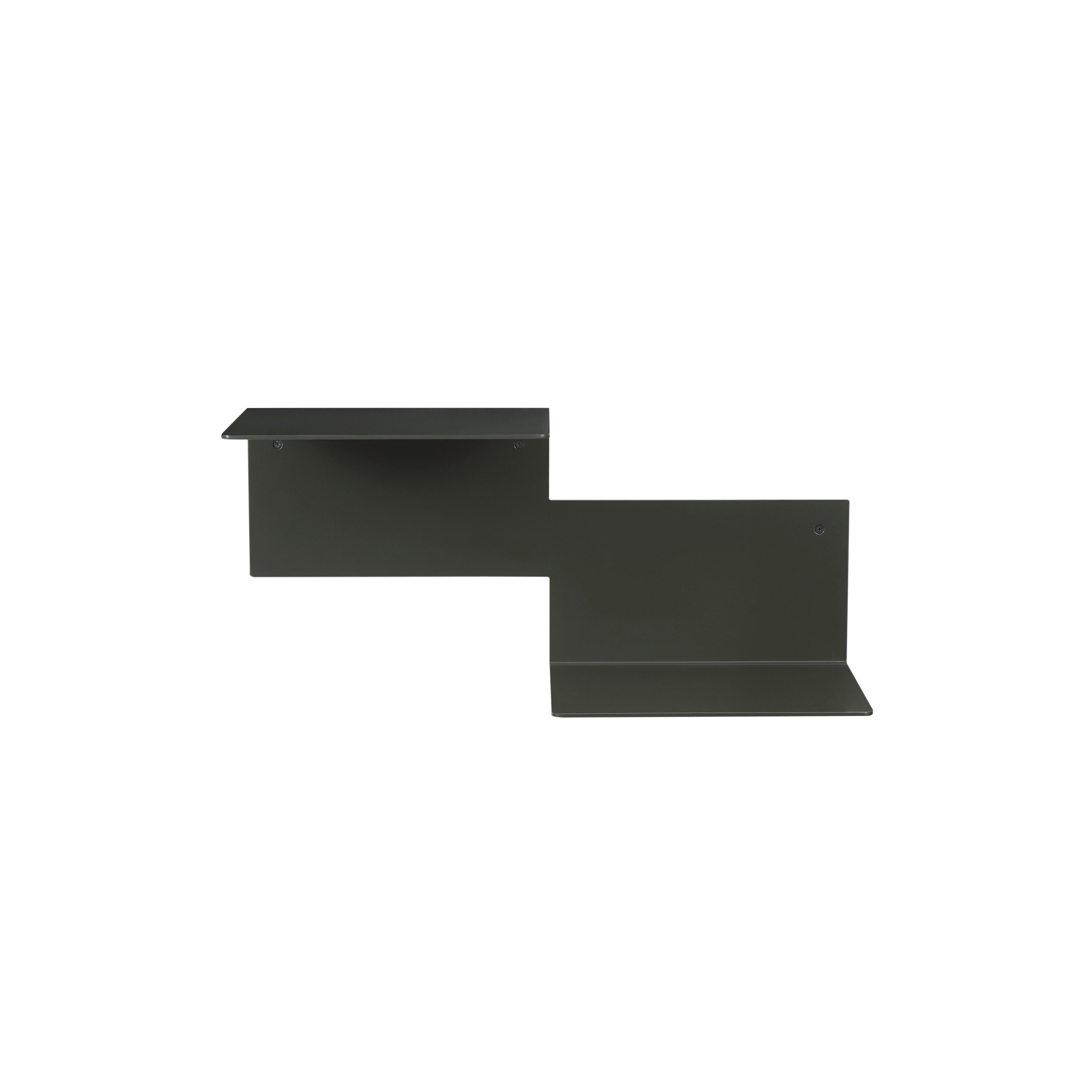 Repeat Wall Shelving:  Left + Green Olive