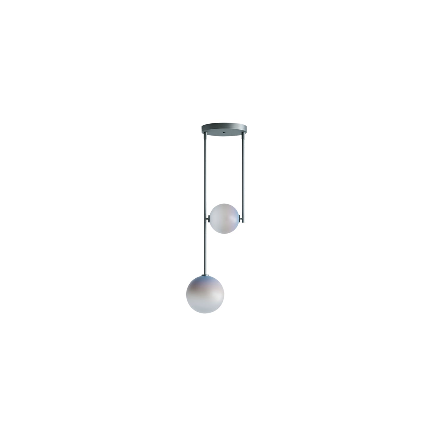Equalizer: 2 Piece Pendant: Olive Anodize + Chamaleon