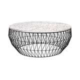 Coffee Table: Terrazzo + Black