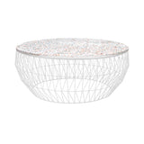 Coffee Table: Terrazzo + White