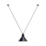 Les Acrobates N° 323 Pendant Lamp: Extra Large + Black + Conic