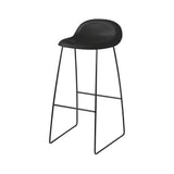 3D Bar + Counter Stool: Sledge Base + Plastic Shell + Bar + Black Semi Matt + Black Semi Matt + Plastic Glides