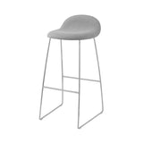 3D Bar + Counter Stool: Sledge Base + Full Upholstery + Bar + Chrome