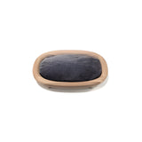 Cat Bed: Dark Grey + Natural