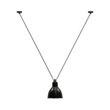 Les Acrobates N° 323 Pendant Lamp: Extra Large + Black + Round