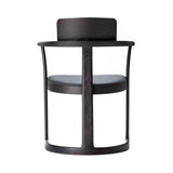 Bodleian Chair: Black Oak + Black Leather