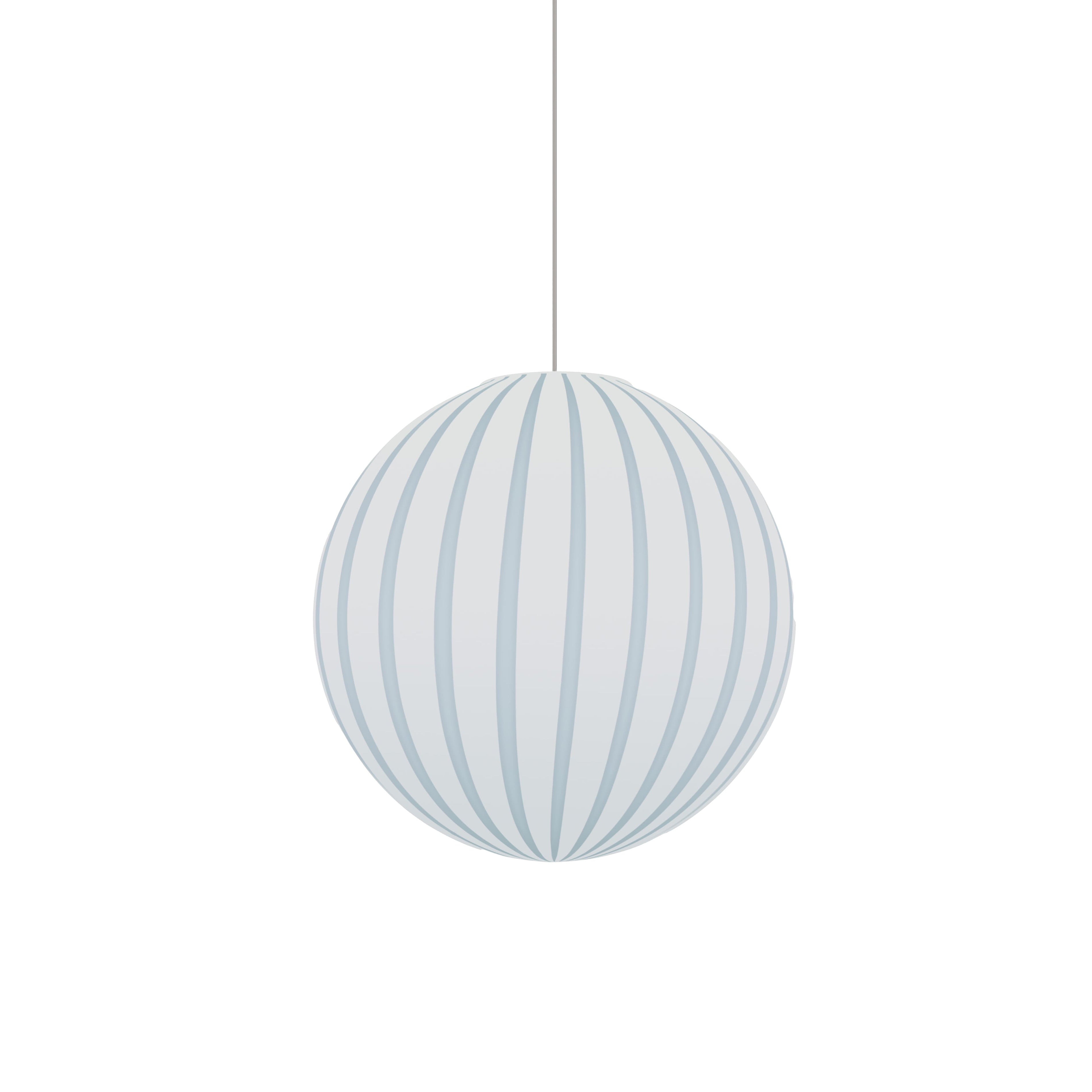 Filigrana Pendant Light: Globe + Blue