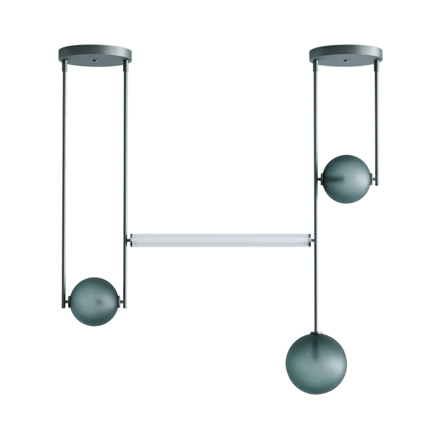 Equalizer 4 Piece Linear: Olive Anodize + Smokey Green
