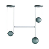 Equalizer 4 Piece Linear: Olive Anodize + Smokey Green