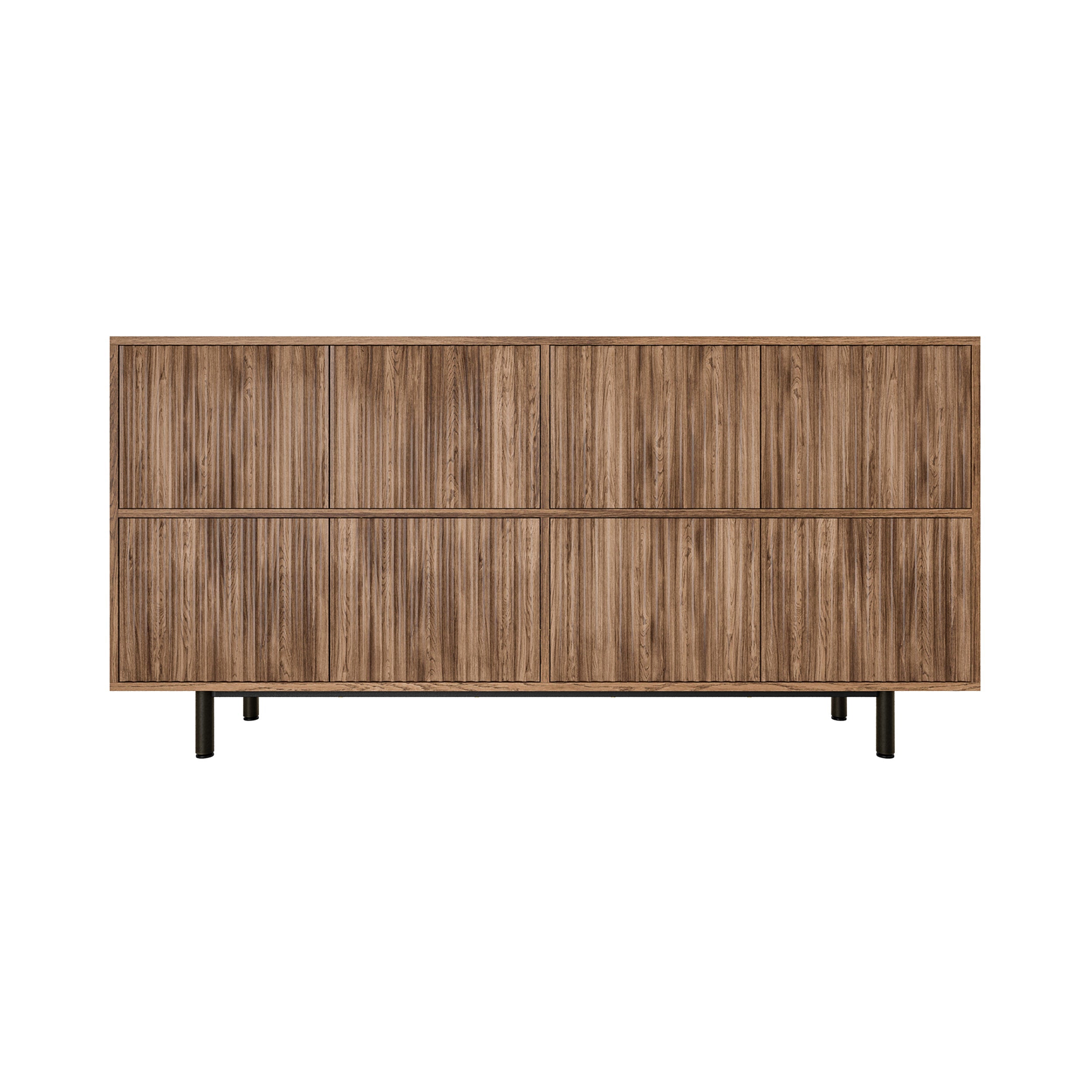 Seiton Cabinet: High + Natural Walnut