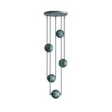 Equalizer 5 Piece Radial: Olive Anodize + Smokey Green