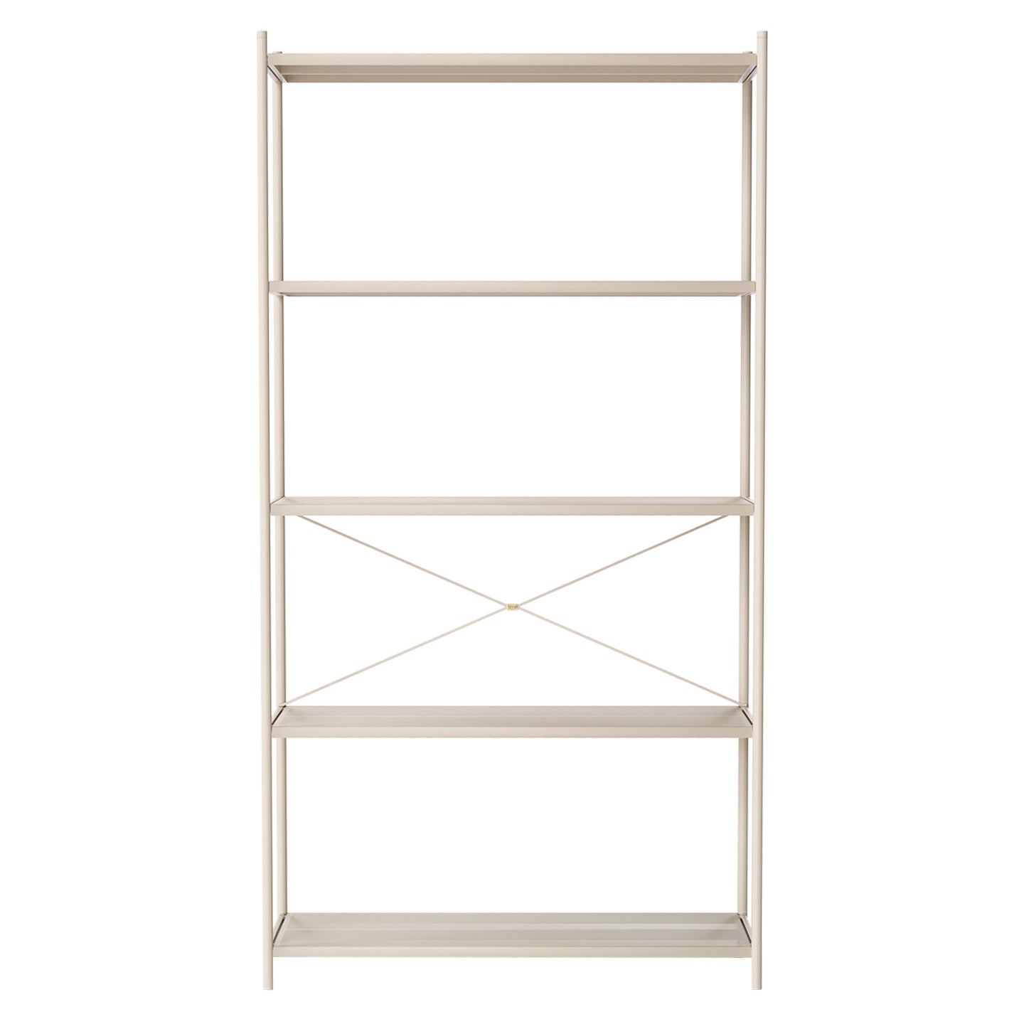 Punctual Shelving System: Configuration 4 + Cashmere (Perforated)