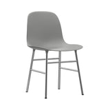 Form Chair: Chrome + Grey