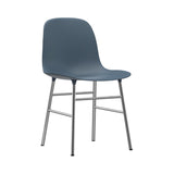 Form Chair: Chrome + Blue