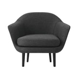 Sum Armchair: Black Aluminum