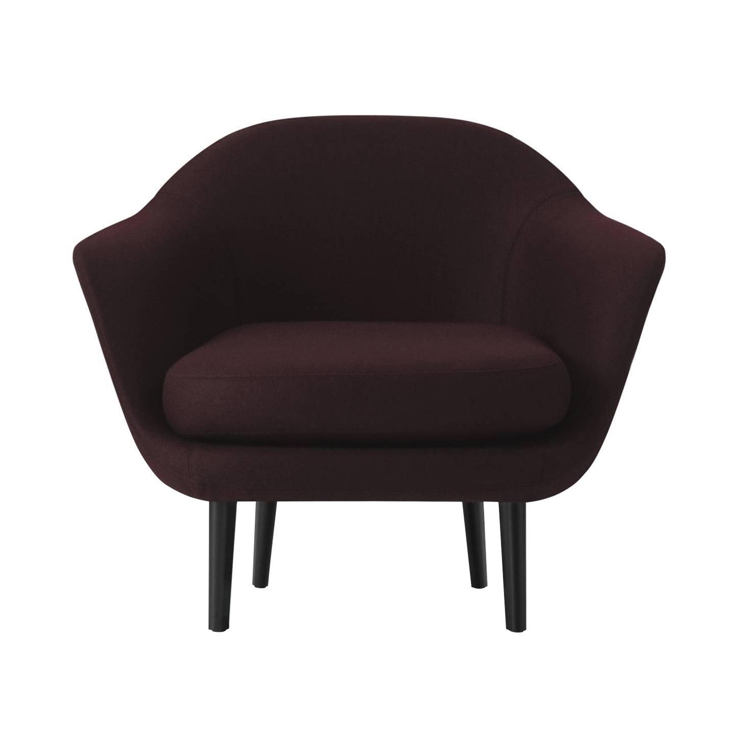 Sum Armchair: Black Aluminum