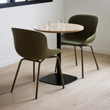 Hyg Chair: Steel Base + Front Upholstered