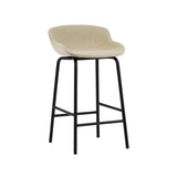 Hyg Bar + Counter Stool: Fully Upholstered + Counter + Black