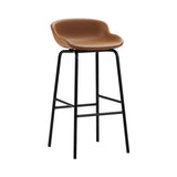 Hyg Bar + Counter Stool: Fully Upholstered + Bar + Black