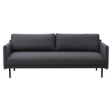 Rar Sofa: 3 + Re-Born Dark Grey