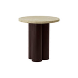 Dit Table: Travertine Light + Brown