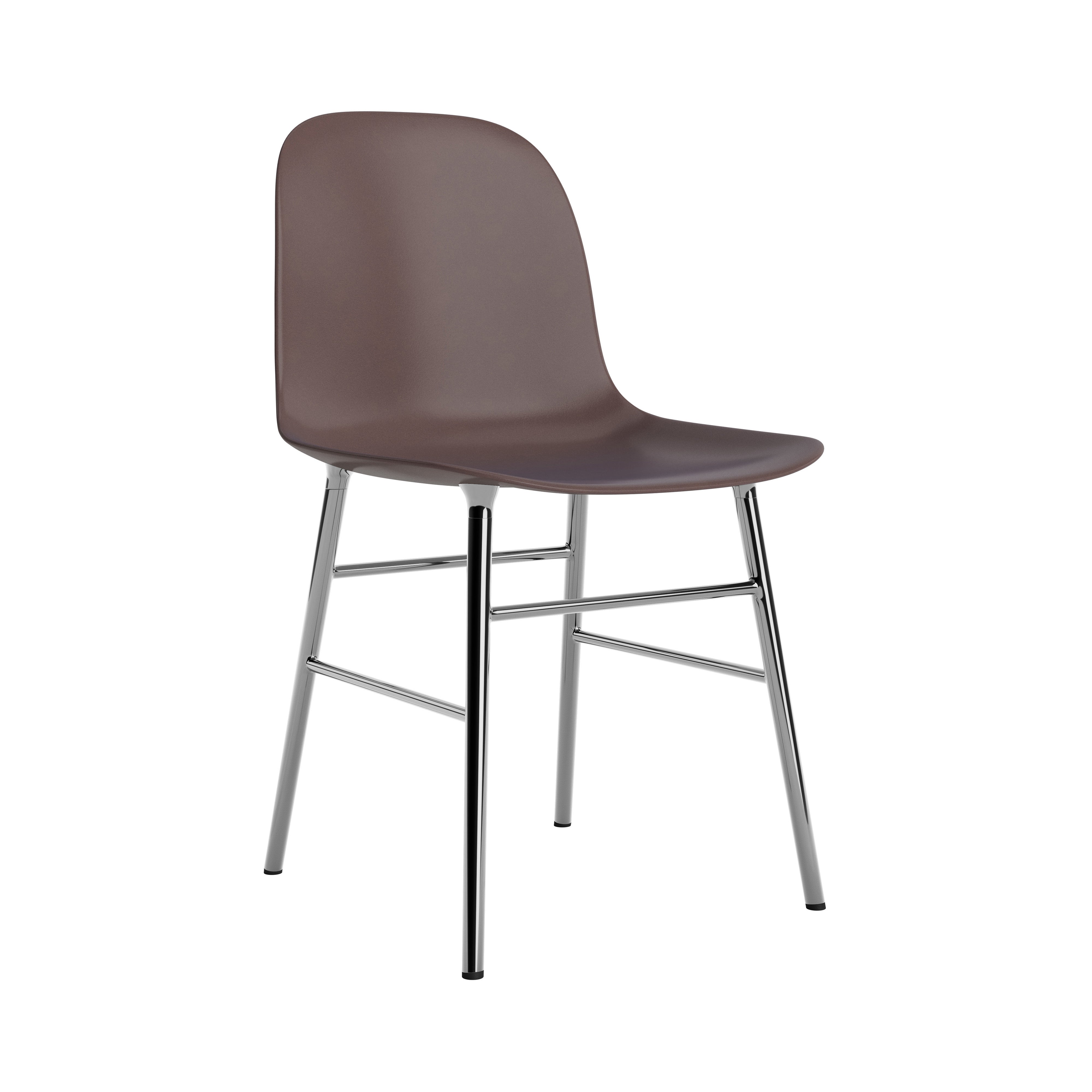 Form Chair: Chrome + Brown