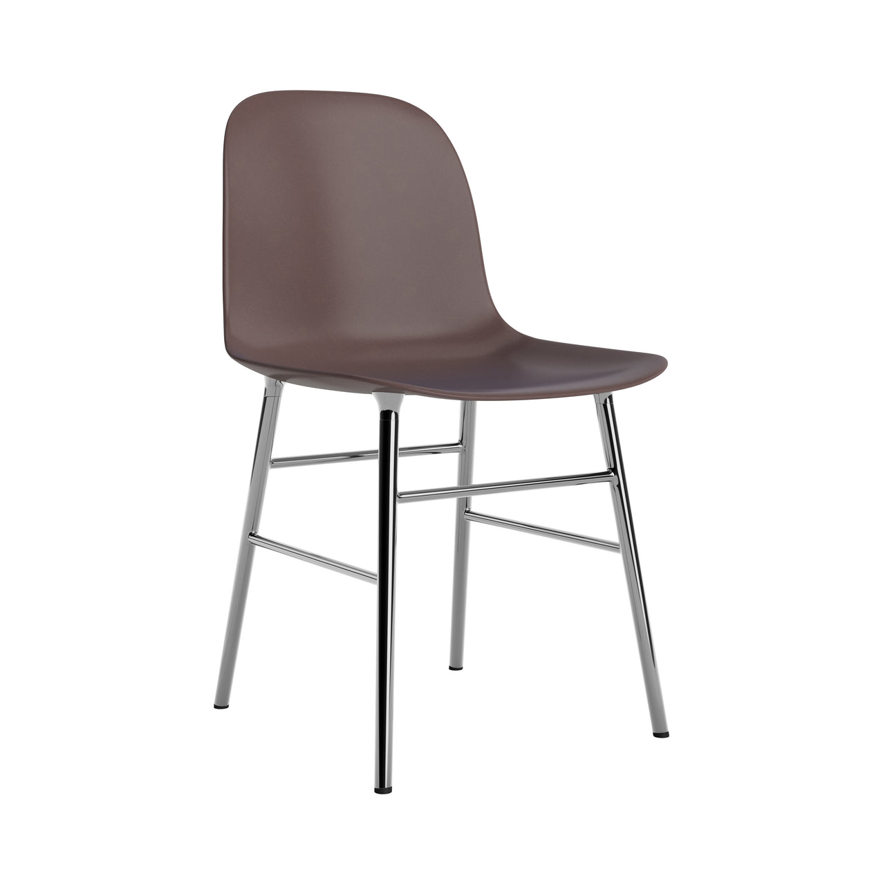 Form Chair: Chrome + Brown