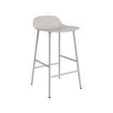 Form Bar + Counter Stool: Steel + Bar + Warm Grey