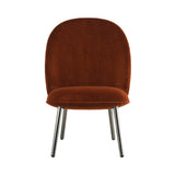 Ace Lounge Chair: Steel Base + Black Metallic