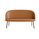 Ace Sofa: Steel Base + Brass
