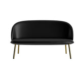 Ace Sofa: Steel Base + Brass