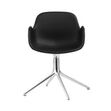 Form Armchair: Swivel Upholstered + Aluminum + Without Casters