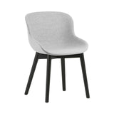 Hyg Chair: Wood Base + Full Upholstered + Black Oak
